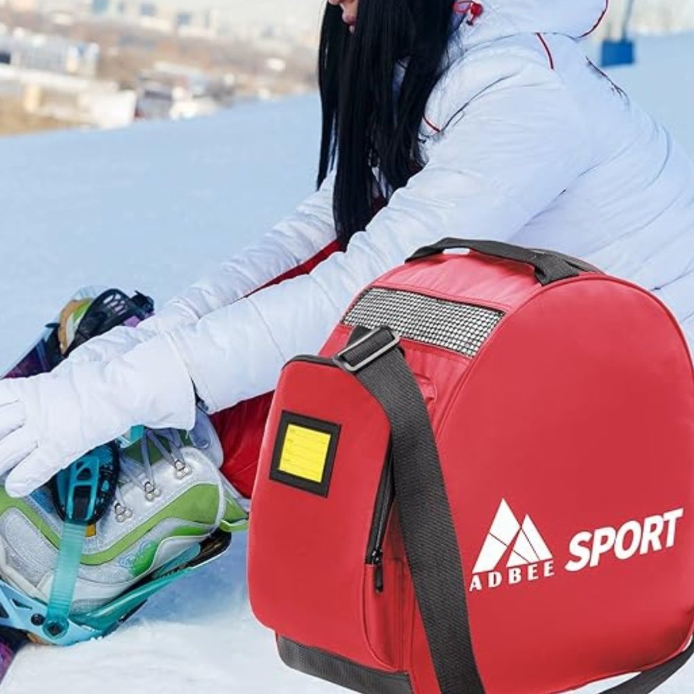 Ski boot bag - large capacity waterproof travel ski bag